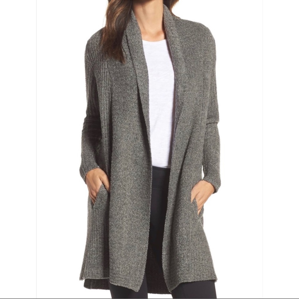 Barefoot Dreams Montecito Cozychic Lite Cardigan Ribbed